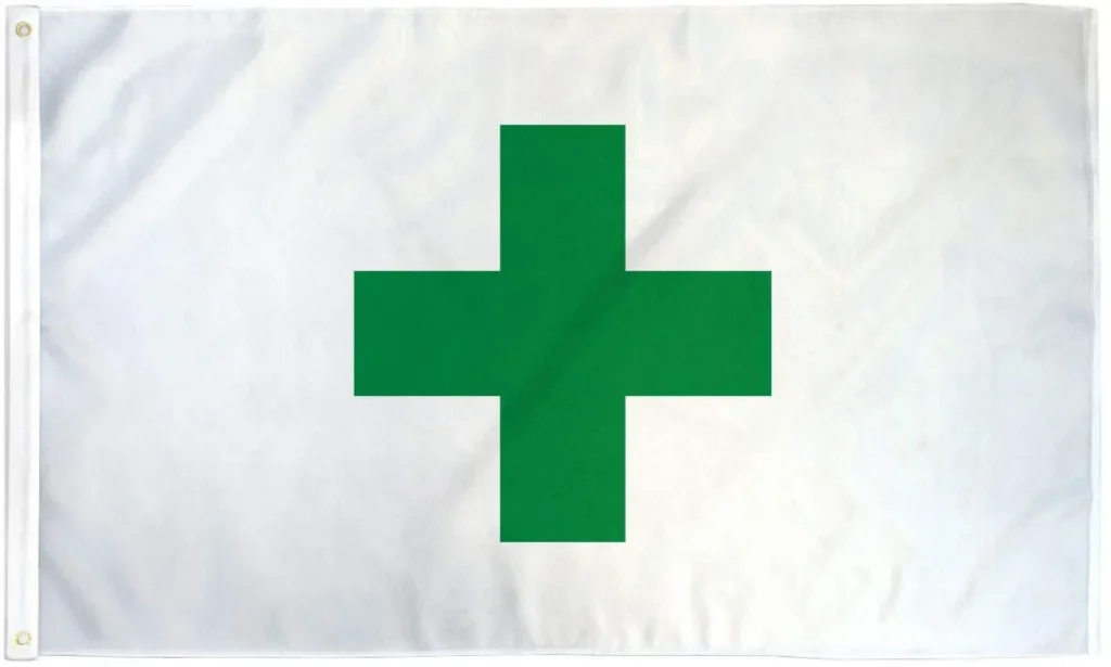 Green medical cross — Sea Change Cannabis medical program